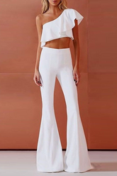 Volant solide à joint fendu deux pièces